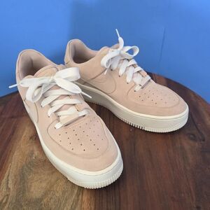 Nike Air Force 1 Sage Low Pink Particle Beige AR5339-201 Women’s 8/9 - SEE DESC